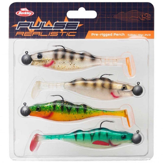 Berkley Pulse Realistic Perch (4-pack) - 7cm